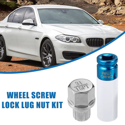 Wheel Screw Lock Lug Nut Kit for BMW (2015-2023)