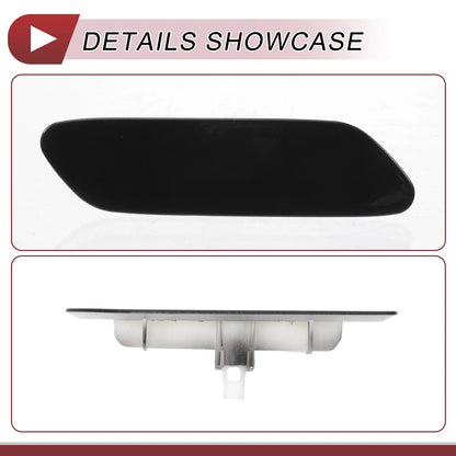 Front Right Washer Nozzle Cover for Lexus RX350 (2016-2019) Black 1 x Cap
