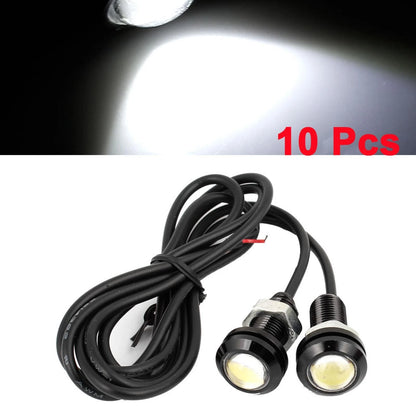 10x 3W White LED Eagle Eye DRL Tail Backup Lamp for Car & Motorcycle