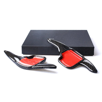 2 x Carbon Fiber Shift Paddle Extensions for BMW 1-7, X1-X6, i8 (2012-2020)