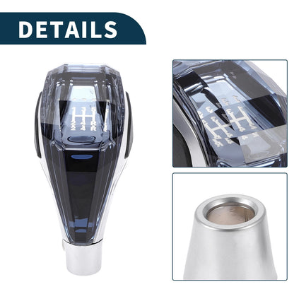 Faux Crystal 5 Speed Gear Shift Knob with LED Light for Toyota 4Runner