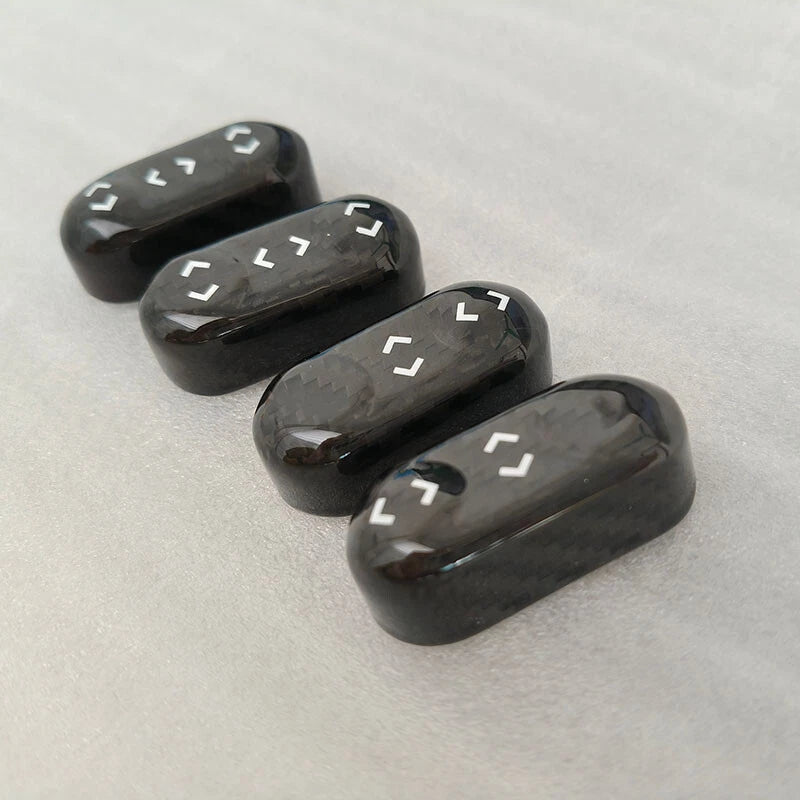 DRY Carbon Fiber Seat Adjustment Buttons Trim for Maserati GranTurismo GC 08-19