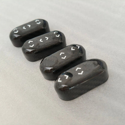 DRY Carbon Fiber Seat Adjustment Buttons Trim for Maserati GranTurismo GC 08-19