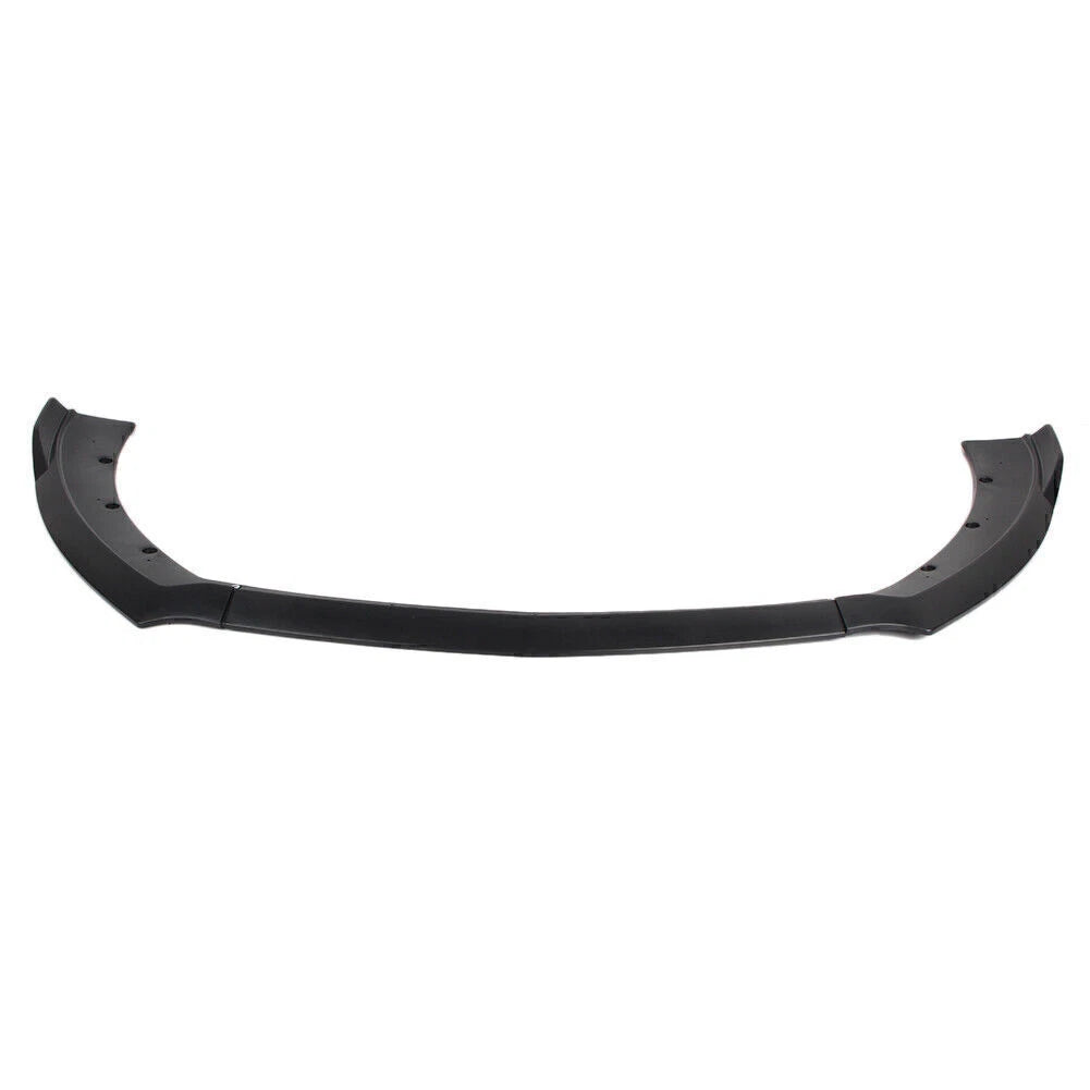 Black Front Bumper Lip Chin Spoiler for Ford Mustang (2015-2017)