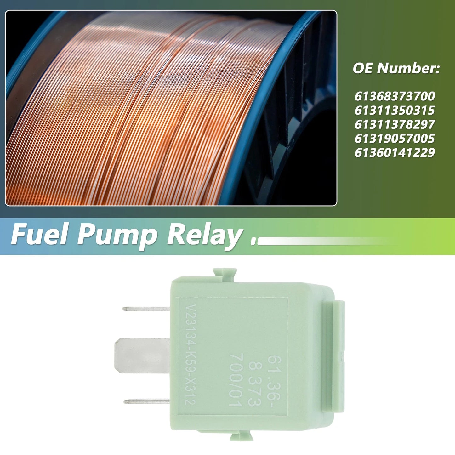 Fuel Pump Relay for BMW Series E81 E82 E87 E88 F20 (2006-2019)