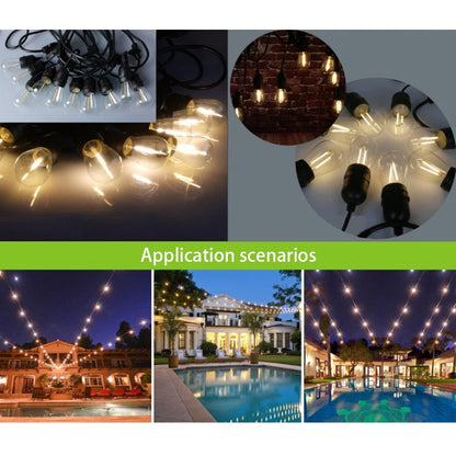 Festoon String Lights Bulbs for Outdoor Party & Wedding Decor