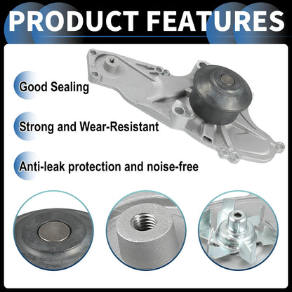 Water Pump Kit with Tensioner Idler for Acura CL (2001-2003)
