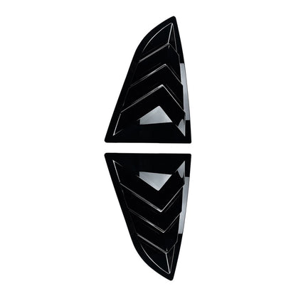 Gloss Black Window Louvers for Toyota GR86 Subaru BRZ (2022-2025)