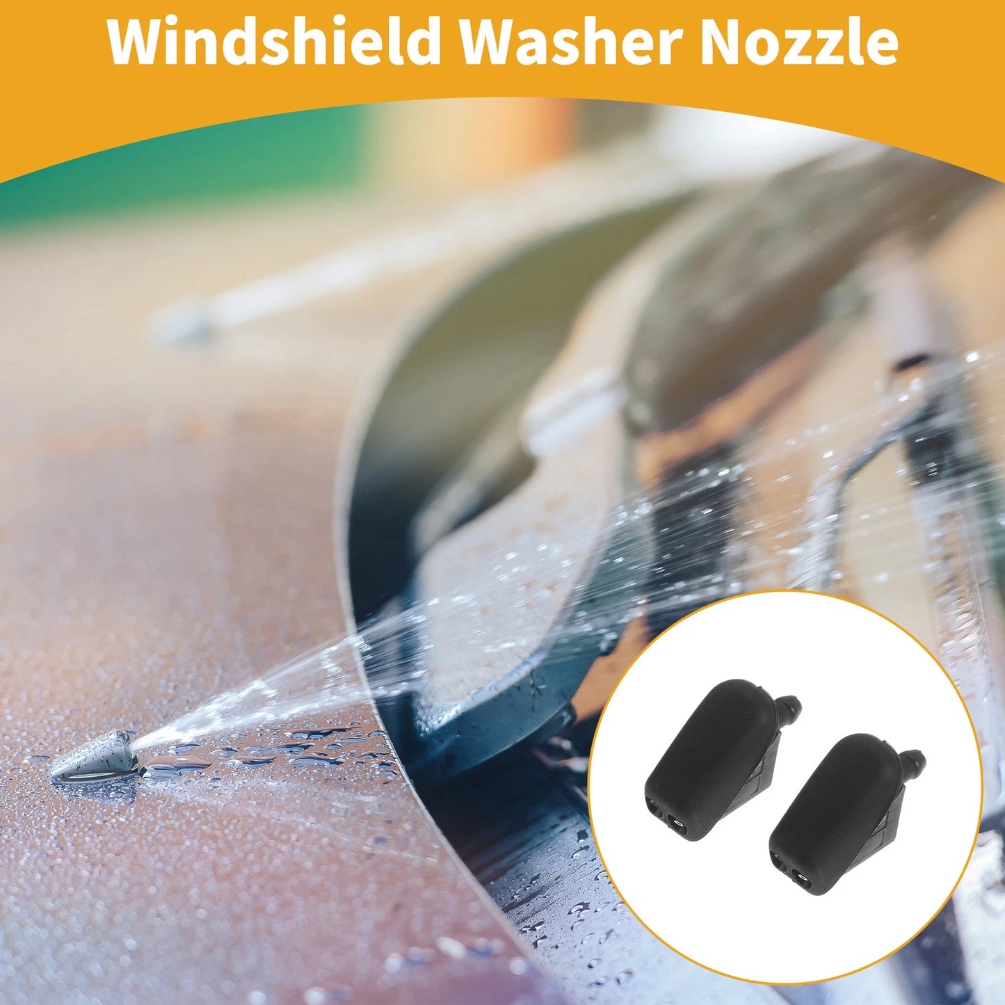 Front Windshield Washer Nozzles for Ford Focus (2012-2018)