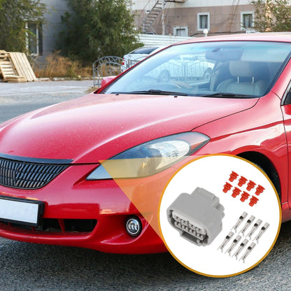 Headlight Waterproof Connector Plug Female Wire Terminal Connector for Toyota