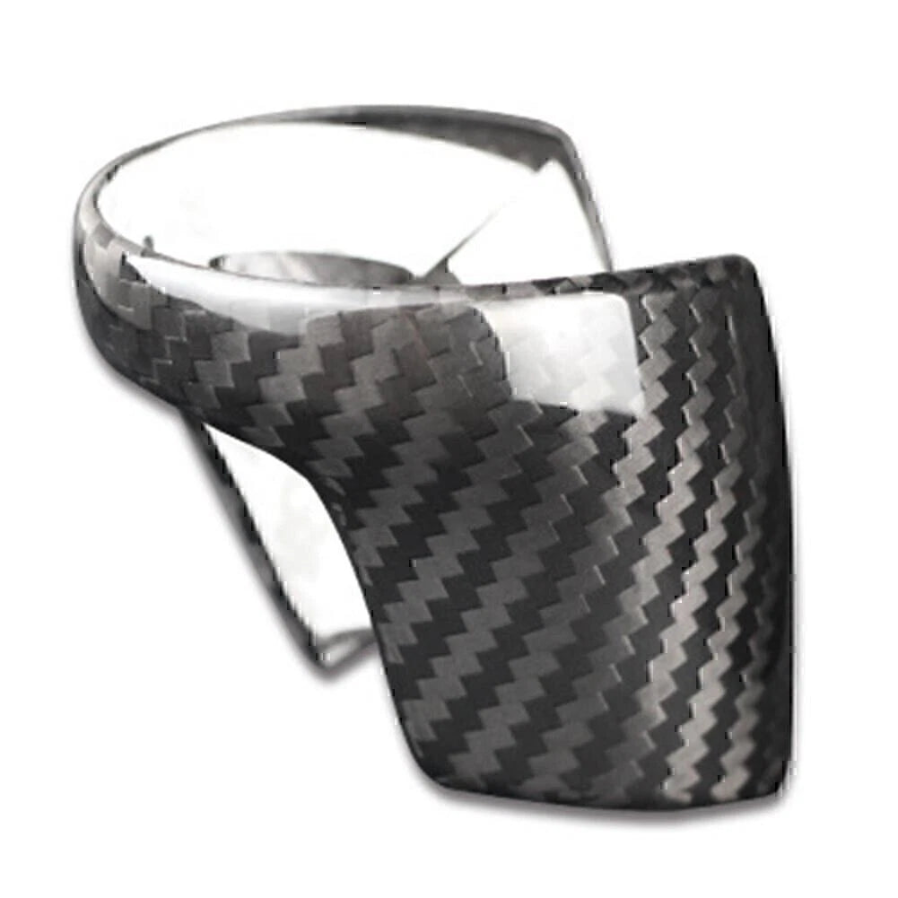 Carbon Fiber Black Gear Shift Knob Cover for Mazda Atenza Axela (2002-2019)