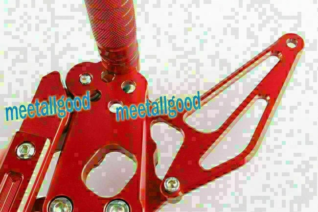 Adjustable Racing Footpegs for DUCATI 1199 (2012-2014) - Red Rear Set