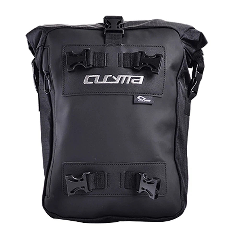 Waterproof 10L Rear Tail Seat Bag for Motorcycle - Black