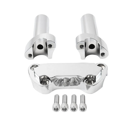 4" Risers 1" Handlebar Clamp for Harley Fat Boy Low Rider Softail (2007-2017)