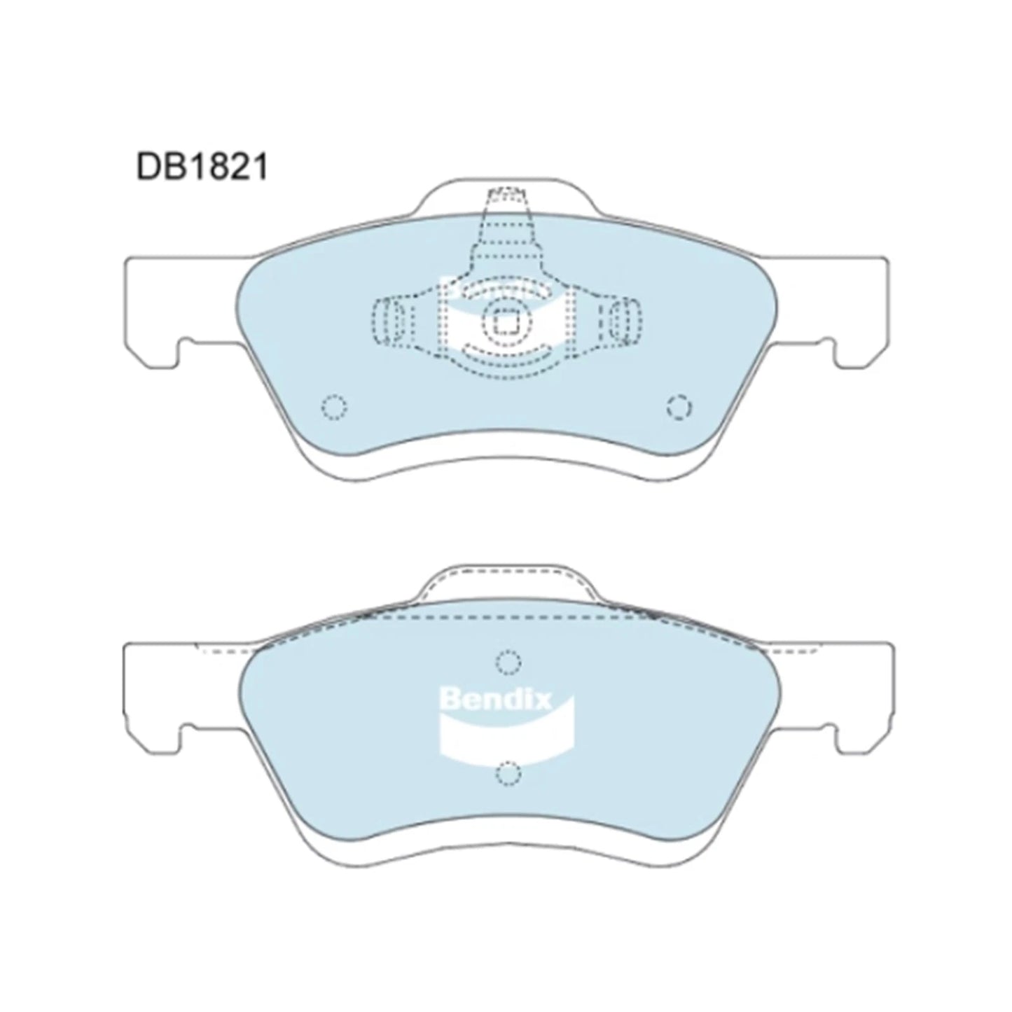 4WD Front Disc Brake Pads Set for Mazda Tribute (2004 - 2008)