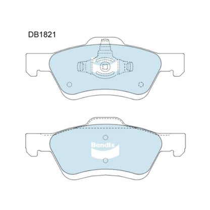 4WD Front Disc Brake Pads Set for Mazda Tribute (2004 - 2008)