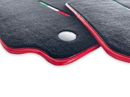 AutoWin Black Floor Mats for Ferrari F8 Spider (2019-2023)
