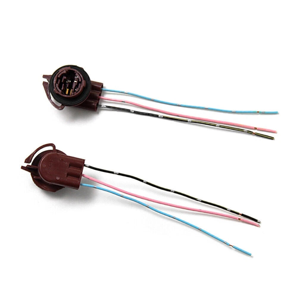 2 x 3157 4157 Bulb Socket for Brake Turn Signal Light Harness for Make & Model
