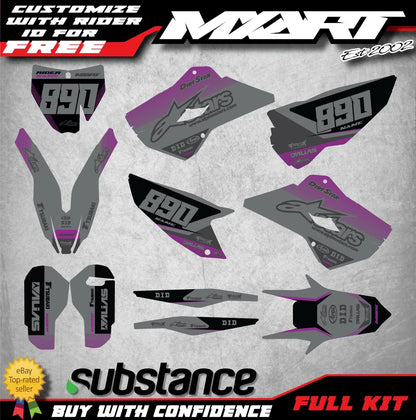 Graphics Kit CARVE Decals for Husqvarna TC FC 125 250 450 (2014-2015)
