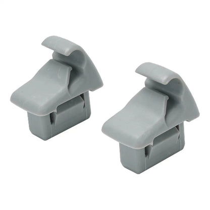 Car Sun Visor Holder Clips Grey for Lancer, Outlander (2007-2017)