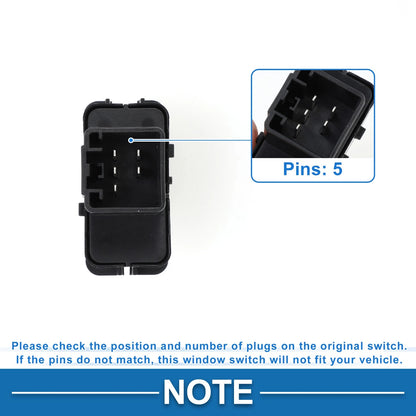 Front Side Power Window Switch for Ford Mercury (1997-2002)