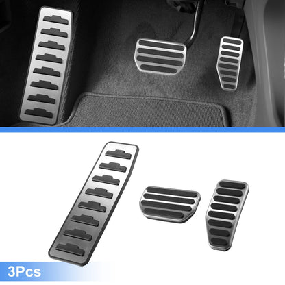 3 x Car Gas Brake Foot Rest Pedal Covers for Suzuki Jimny (2018-2023)