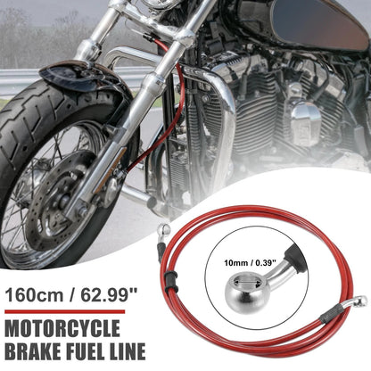 Braided Brake Lines/160cm 10mm/Oil Clutch Hoses Line Pipe for Motorcycle ATV