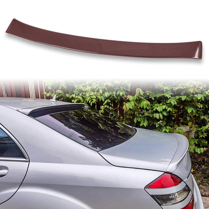 ABS Roof Spoiler for Mercedes Benz W221 Sedan (2007-2013) Barolo Red