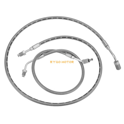 2 x Front Left & Right Brake Hose Line for Polaris Ranger TM 650