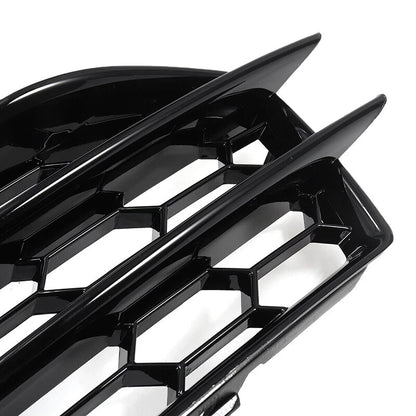 Front Fog Light Grille Cover for Audi A3 8P S Line (2009-2012) Black