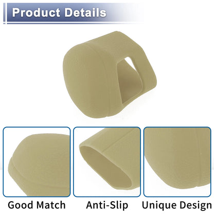 Beige Silicone Gear Shift Knob Cover for Toyota Camry (2018-2024)