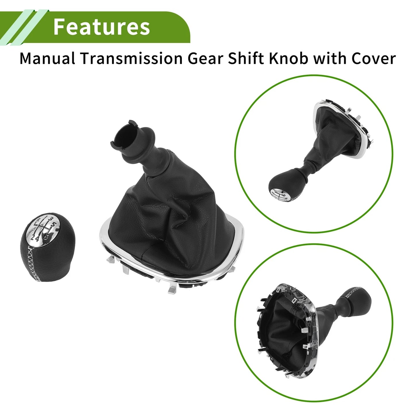 6 Speed Gear Shift Knob & Cover for Fiat Talento (2016-2023)