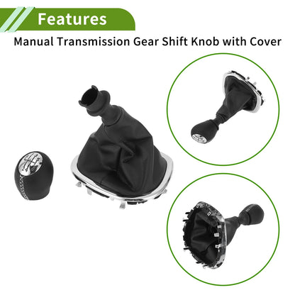 6 Speed Gear Shift Knob & Cover for Fiat Talento (2016-2023)