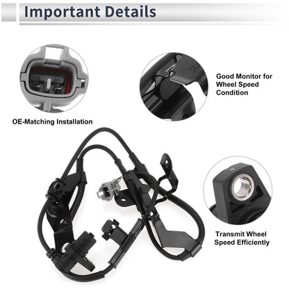 ABS Wheel Speed Sensor for Toyota 4Runner (1996-2002) 1 Pcs Front Right