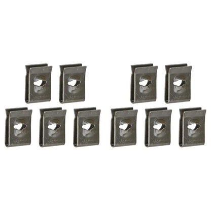 10PC U-Type Groove Clips for Car Bumper Inner Fender Wheel Retainer