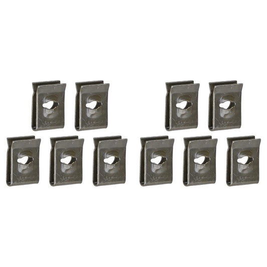 10PC U-Type Groove Clips for Car Bumper Inner Fender Wheel Retainer
