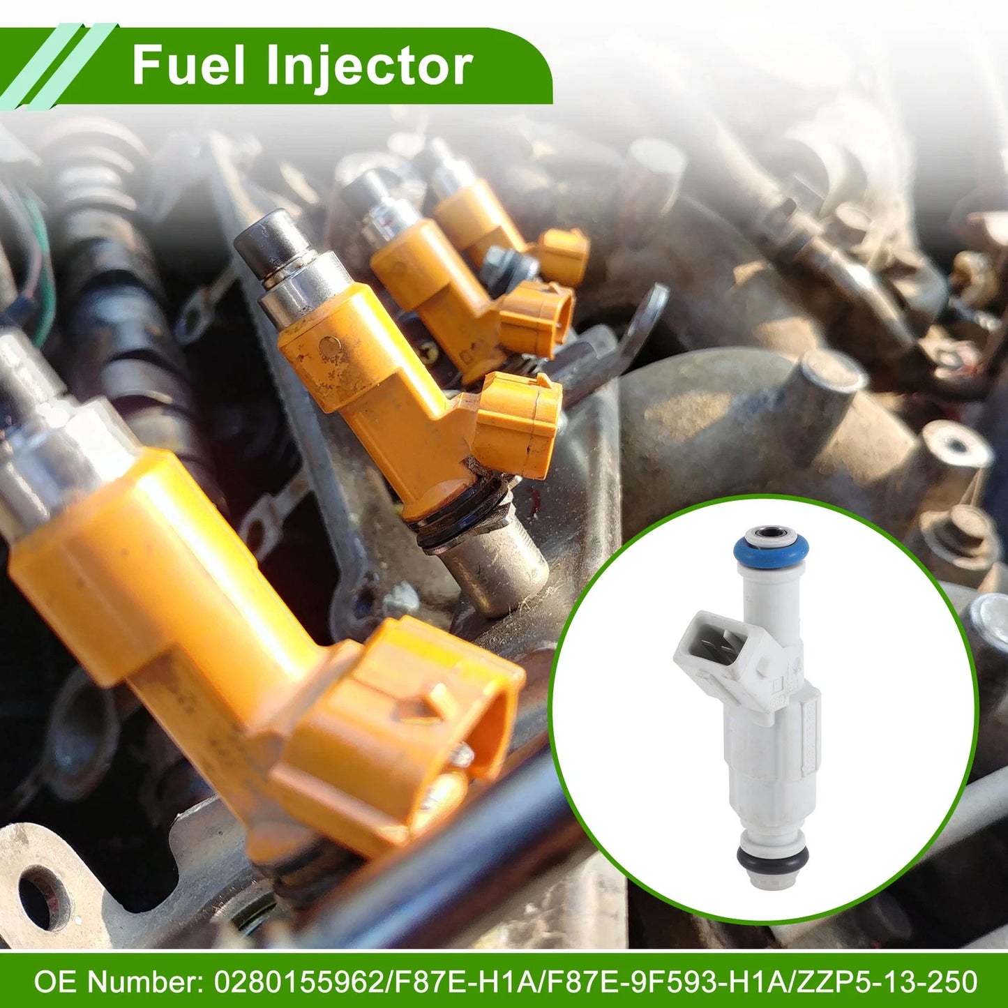 Fuel Injector 1 x No.0280155962 for Ford Explorer 4.0L (1999-2000)