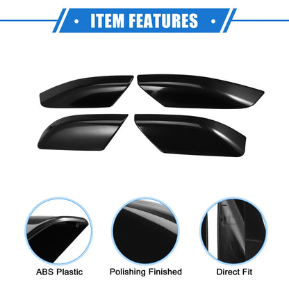 4pcs Roof Rack Side Rails End Covers for Toyota 4Runner (2003-2009) Black