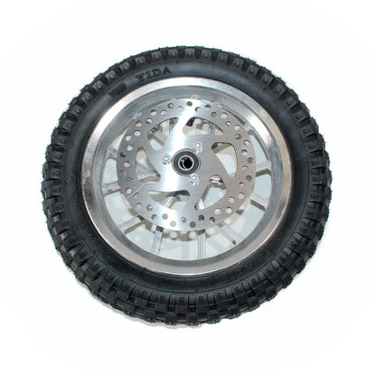 Front Wheel & Tyre for 47cc 49cc Mini PIT Monkey Pocket Dirt Bike
