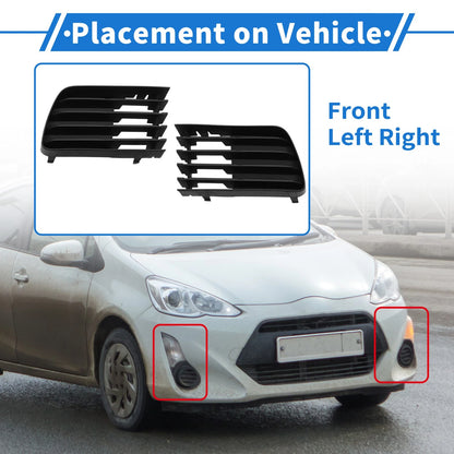 Fog Light Grill Front Left Front Right for Toyota Prius (2004–2009)
