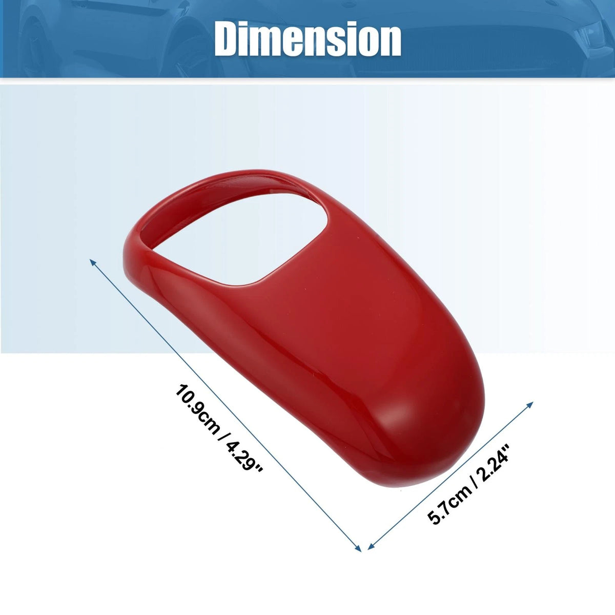 Gear Shift Knob Cover Trim for Jeep Grand Cherokee (2014-2015) Red