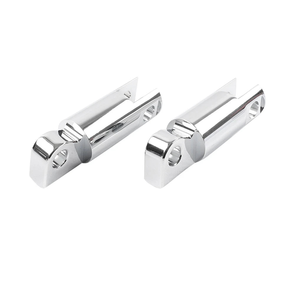 2 x Male Mount Foot Peg Extensions for Harley Sportster, Softail, Dyna, Touring