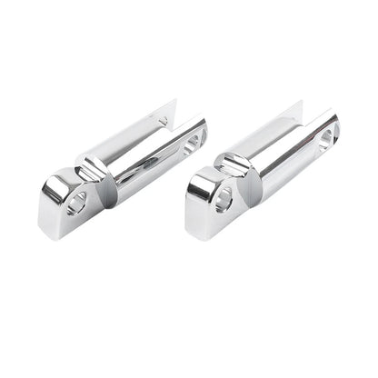 2 x Male Mount Foot Peg Extensions for Harley Sportster, Softail, Dyna, Touring