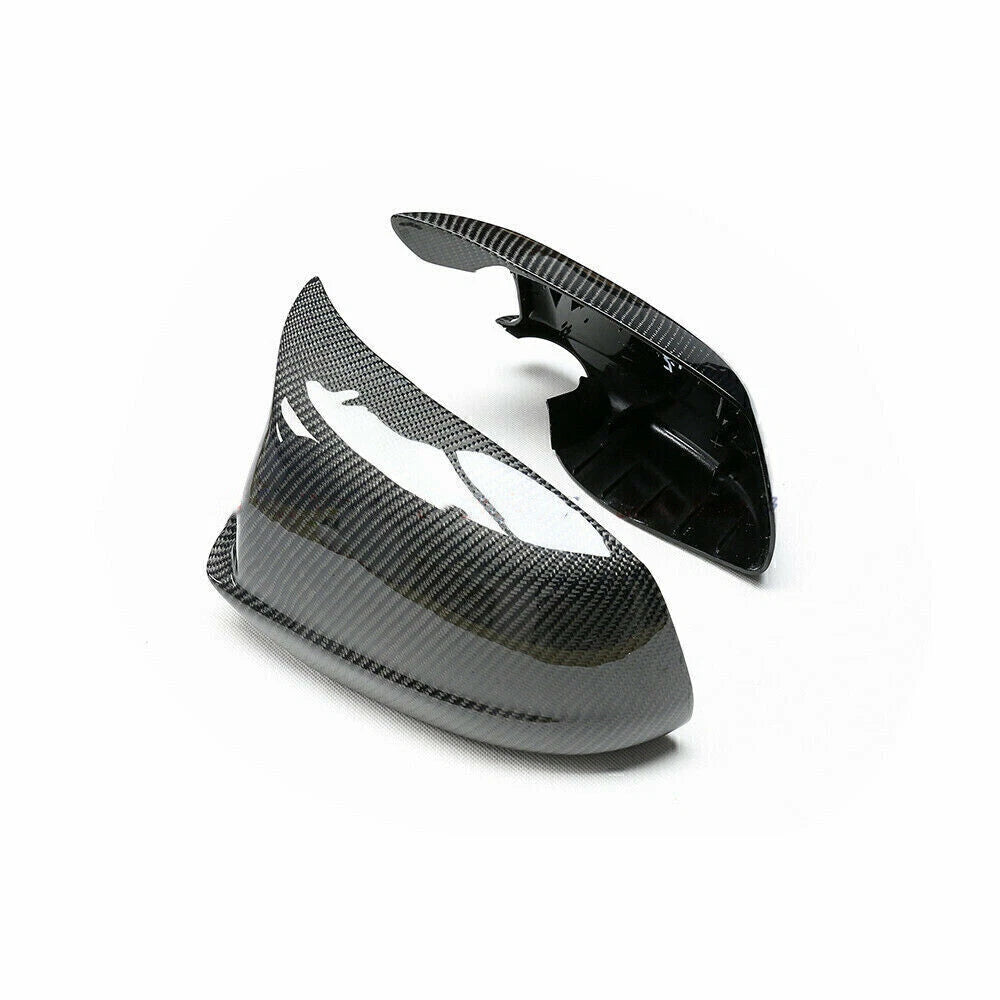M Style Carbon Fiber Mirror Covers for BMW 5 Series F10 (2010-2013)