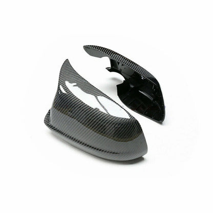 M Style Carbon Fiber Mirror Covers for BMW 5 Series F10 (2010-2013)