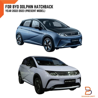 Black Weather Shield Window Visor Rain Guard for BYD Dolphin (2022-2024)