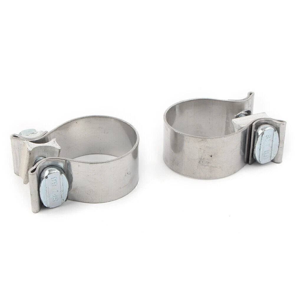 2 x 1.75" Exhaust Clamps for Harley Motorcycles