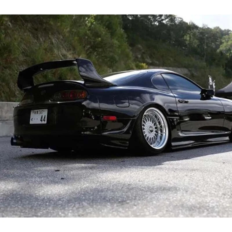 Unpainted Rear Trunk Spoiler Wing Lip diffuser kits For Toyota Supra MK4 A80