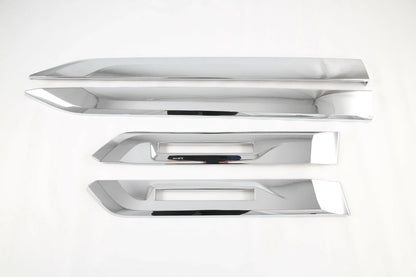 Body Side Door Molding Cover Trim for 2021-2022 Subaru Outback 4 x ABS Chrome