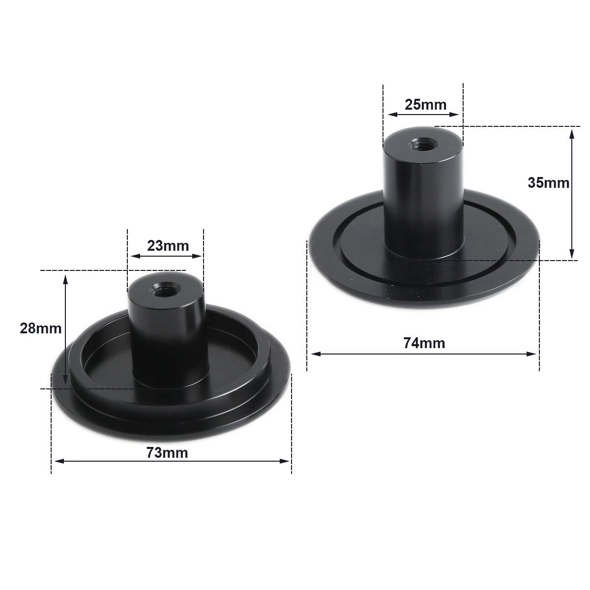 Pivot Plug Rear Axle Plugs for BMW R1200GS (2004-2015) & K1300S (2009-2015)